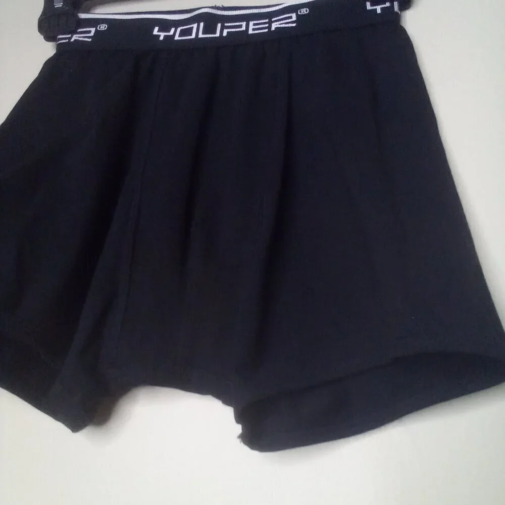Youper Youth Boxer Brief With Baseball Cup L Boys Black